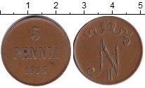 монета - 1894 – 1917 николай ii 5 пенни - подробная информация фото 1