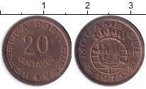 монета - мозамбик 20 сентаво - подробная информация фото 1