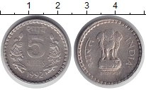 монета - индия 5 рупий - подробная информация фото 1