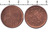 монета - чехия 10 крон - подробная информация фото 1