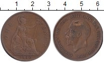 монета - великобритания 1 пенни - подробная информация фото 1