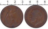 монета - великобритания 1 пенни - подробная информация фото 1