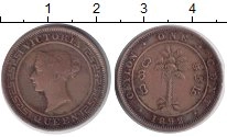 монета - цейлон 1 цент - подробная информация фото 1
