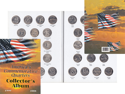Набор монет США Штаты и территории Медно-никель UNC-
