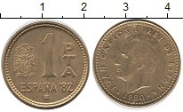 монета - испания 1 песета - подробная информация фото 1