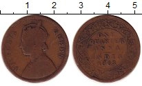 монета - индия 1/4 анны - подробная информация фото 1