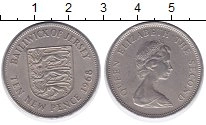 монета - остров джерси 10 пенсов - подробная информация фото 1