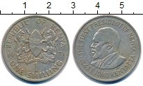 монета - кения 1 шиллинг - подробная информация фото 1
