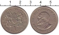 монета - кения 1 шиллинг - подробная информация фото 1