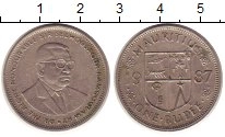 монета - маврикий 1 рупия - подробная информация фото 1