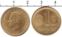 монета - испания 1 песета - подробная информация фото 1