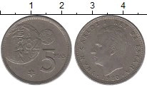 монета - испания 5 песет - подробная информация фото 1