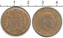 монета - испания 1 песета - подробная информация фото 1