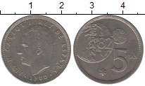 монета - испания 5 песет - подробная информация фото 1