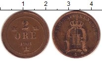 монета - швеция 2 эре - подробная информация фото 1