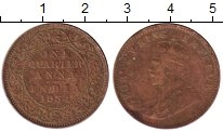 монета - индия 1/4 анны - подробная информация фото 1