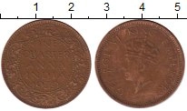 монета - индия 1/4 анны - подробная информация фото 1