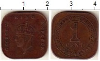 монета - малайя 1 цент - подробная информация фото 1