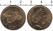 Набор монет Австралия 1 доллар Латунь 1999 UNC