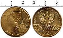 монета - польша 2 злотых - подробная информация фото 1
