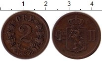 монета - норвегия 2 эре - подробная информация фото 1