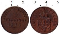 монета - пруссия 3 пфеннига - подробная информация фото 1
