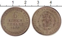 монета - гессен-кассель 1/6 талера - подробная информация фото 1