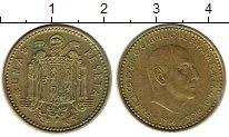 монета - испания 1 песета - подробная информация фото 1