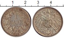монета - германия 1 марка - подробная информация фото 1