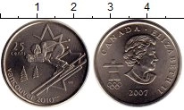 монета - канада 25 центов - подробная информация фото 1
