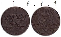 монета - швеция 2 эре - подробная информация фото 1