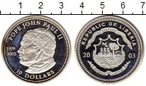 монета - либерия 10 долларов - подробная информация фото 1