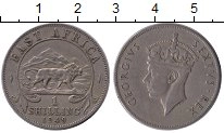 монета - восточная африка 1 шиллинг - подробная информация фото 1