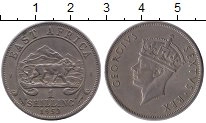 монета - восточная африка 1 шиллинг - подробная информация фото 1