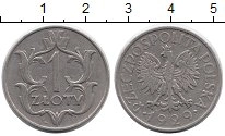 монета - польша 1 злотый - подробная информация фото 1