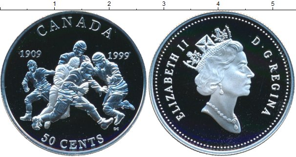 Набор монет Канада 50 центов Серебро 1999 Proof фото 2