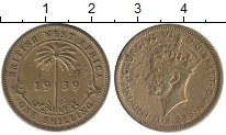 монета - западная африка 1 шиллинг - подробная информация фото 1