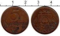 монета - латвия 5 сантим - подробная информация фото 1