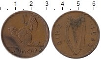 монета - ирландия 1 пенни - подробная информация фото 1