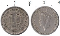 монета - малайя 10 центов - подробная информация фото 1