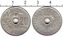 монета - греция 20 лепт - подробная информация фото 1