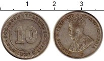 монета - стрейтс-сеттльмент 10 центов - подробная информация фото 1