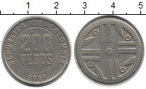 монета - колумбия 200 песо - подробная информация фото 1