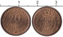 монета - мозамбик 20 сентаво - подробная информация фото 1