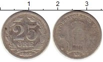 монета - швеция 25 эре - подробная информация фото 1