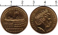 Набор монет Австралия 1 доллар Латунь 2004 UNC