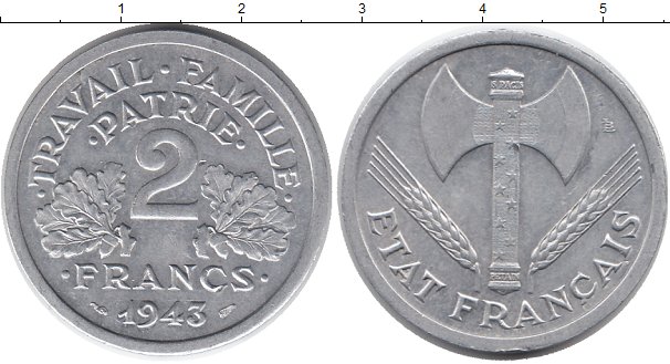 Монеты 1944 года. Монеты Франции 1944 года. Монеты Франция 1/2 Франк. Монета того 2 Франка алюминий. Франция 2 Франка 1944.