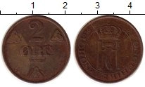 монета - норвегия 2 эре - подробная информация фото 1