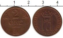 монета - норвегия 2 эре - подробная информация фото 1