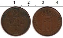 монета - норвегия 2 эре - подробная информация фото 1